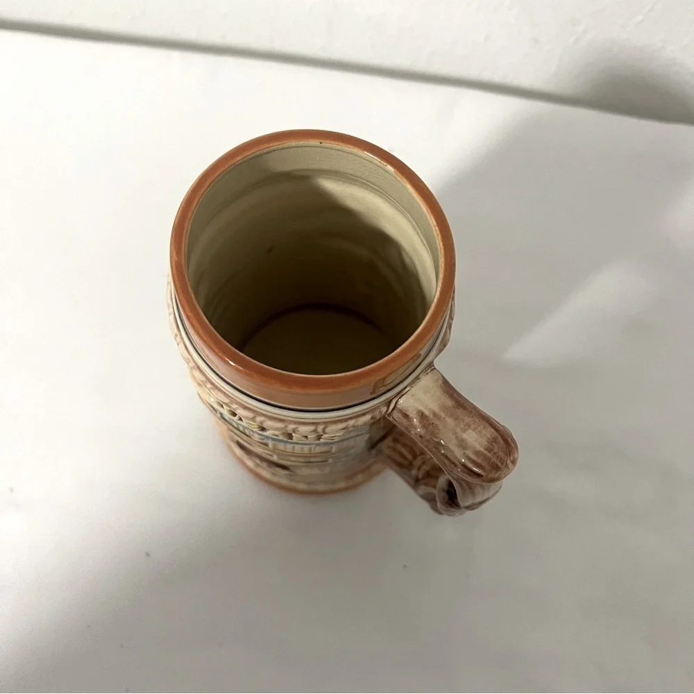 Vintage Beer Stein Mug 3D Design Inspired By The French Quarter of New Orleans